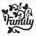 Family Silhouette Fusible Appliqué Shape Primary Image