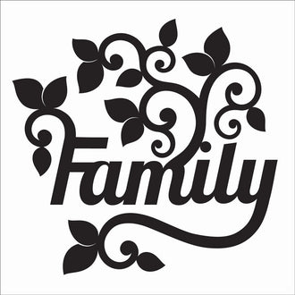 Family Silhouette Fusible Appliqué Shape