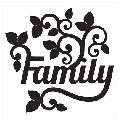 Family Silhouette Fusible Appliqué Shape