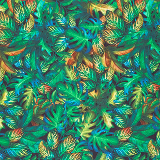 Fantastic Forest - Leaves Jungle Digitally Printed Yardage