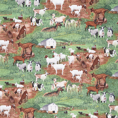 Farm Animals - Goats Yardage