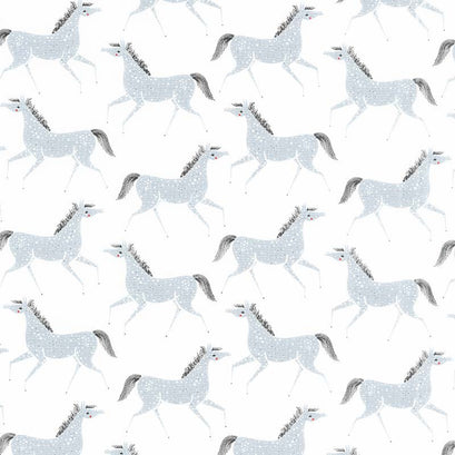 Farm Charm - Pony Party Steel Yardage