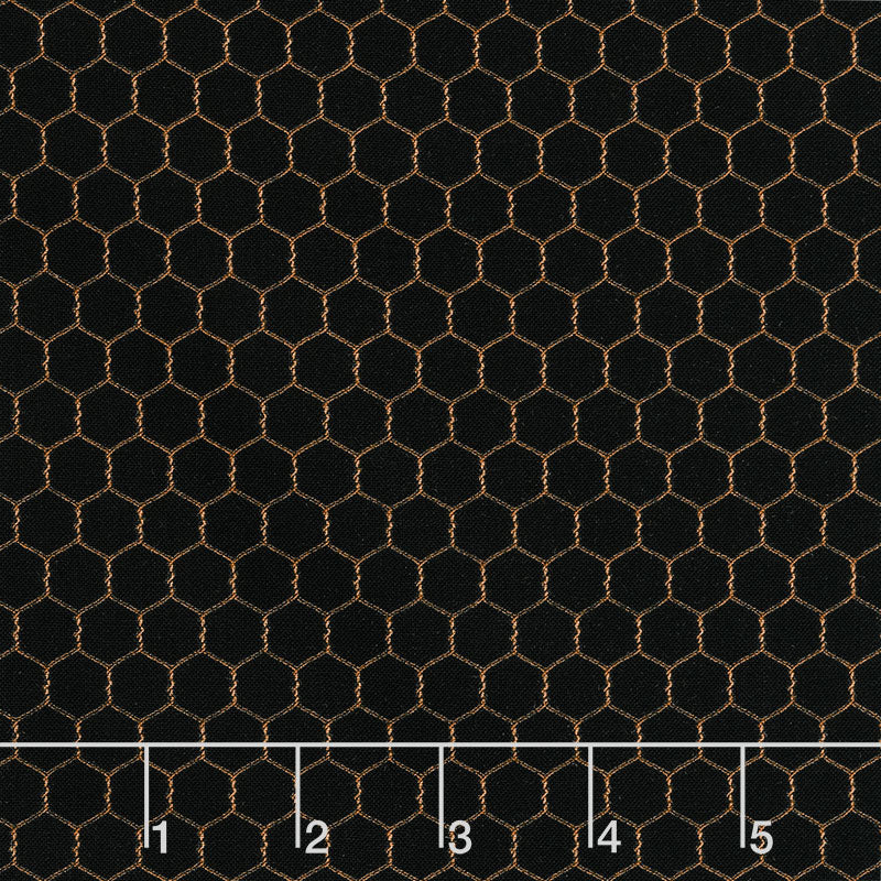 Farm - Chicken Wire Black Yardage Primary Image