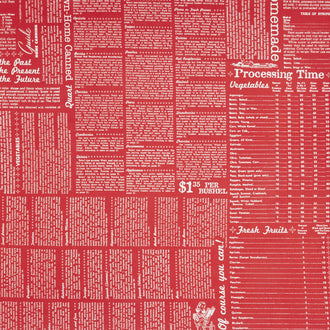 Farm Girl Vintage - Canning Red Yardage