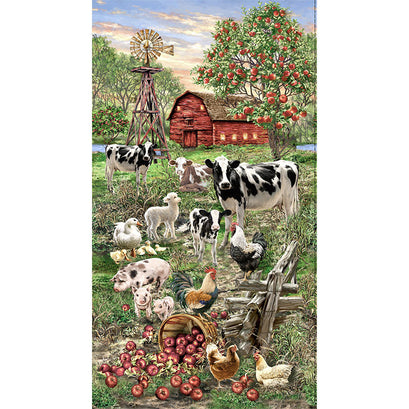 Farm Life - Animals on the Farm Multi Digitally Printed Panel