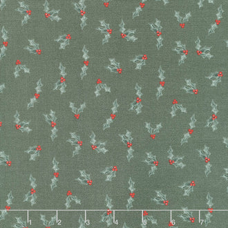 Farmhouse Christmas - Holly Berry Forest Yardage