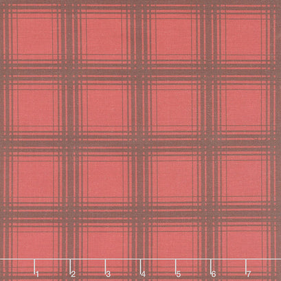 Farmhouse Christmas - Plaid Red Yardage