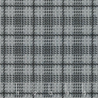 Farmhouse Flannels II - Farmer's Shirt Graphite Yardage