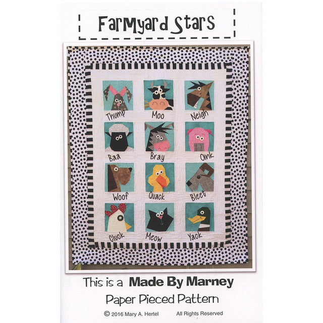 Farmyard Stars Quilt Pattern Primary Image