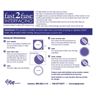 fast2fuse LIGHT 20" Interfacing Alternative View #1