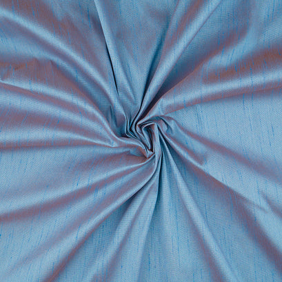 Faux Dupioni - Antique Blue Yardage