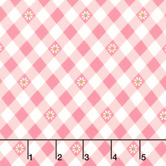 Flower Power - Picnic Posies Bubblegum Yardage