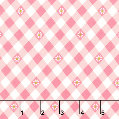 Flower Power - Picnic Posies Bubblegum Yardage
