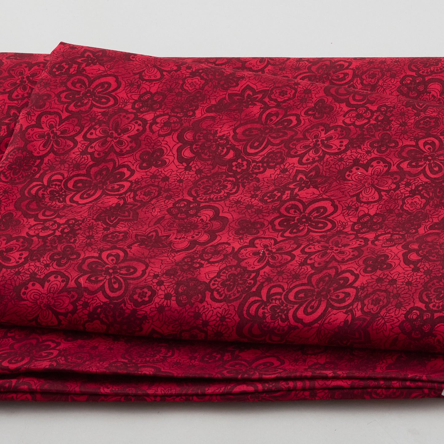Isadora - Tonal Floral Cherry 108" Wide 3 Yard Cut Primary Image