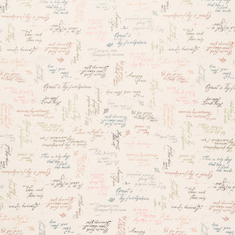 Songbook A New Page - Noted Unbleached Yardage