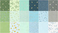 Cozy Cotton Flannels - Over the Moon Glacier Colorstory Charm Pack Alternative View #2