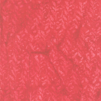 Holiday At Home Batiks - Holly Red Cardinal Yardage