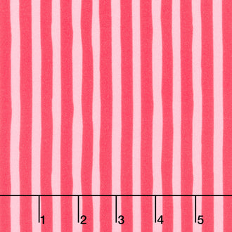 Eloise - Signature Stripe Pink and Red Yardage