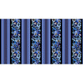 Pansy Paradise - 11" Stripe Pansy Yardage Alternative View #1
