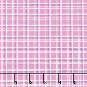 Hello Spring - Plaid Lavender Yardage