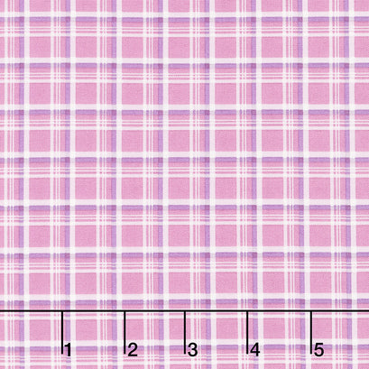 Hello Spring - Plaid Lavender Yardage
