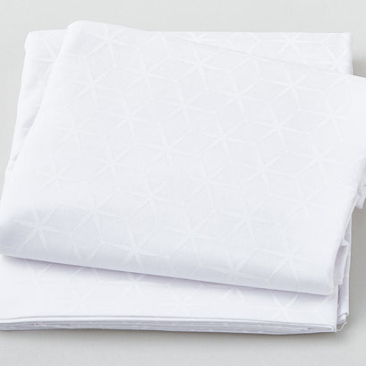 Morning Mist VIII - White on White Joined Stars 3 Yard Cut
