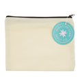 MSQC Blank Craft Base: Natural Canvas Zippered Bag