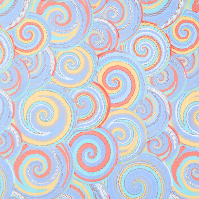Kaffe Fassett Collective - February 2024 Curly Baskets Multi Yardage