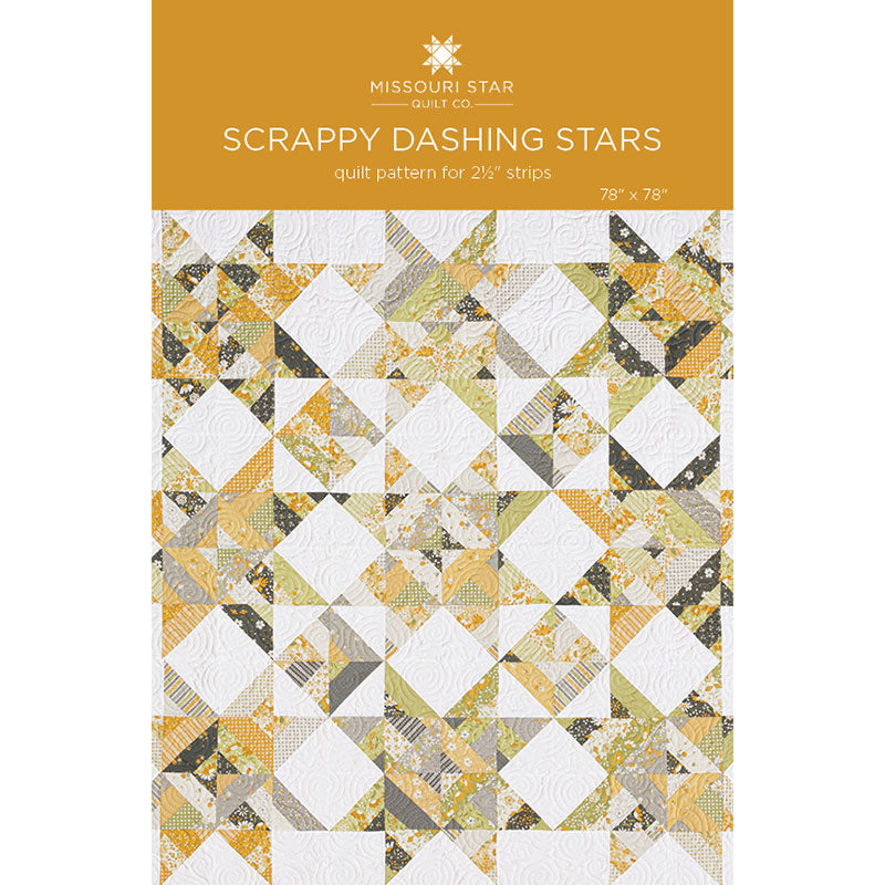 Scrappy Dashing Stars Quilt Pattern by Missouri Star Primary Image