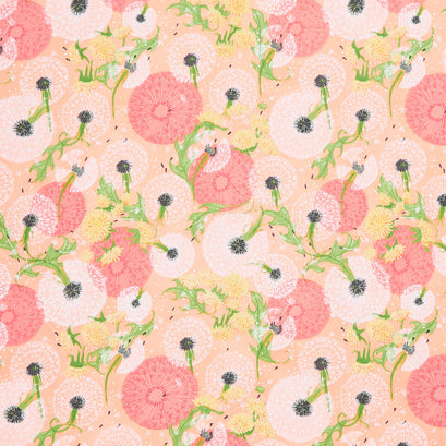 Dandi Duo - Dandelion Fields Peach Yardage