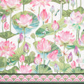 Water Lilies - Full Width Border Cream Multi Yardage Alternative View #2