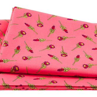 Happy Chance Favorites Single Stems Pink 2 Yard Cut