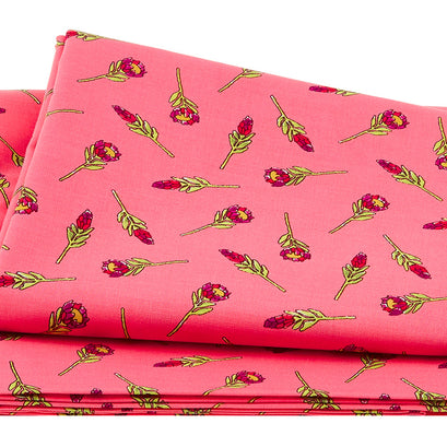 Happy Chance Favorites Single Stems Pink 2 Yard Cut