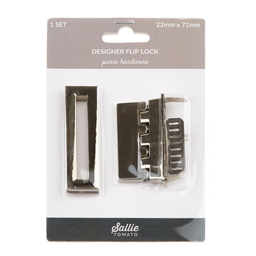 Sallie Tomato Designer Flip Lock - Nickel Alternative View #1