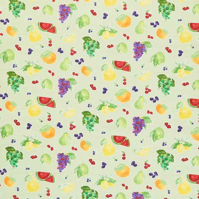 Monthly Placemat Coordinate - August Fruit Toss Green Yardage Primary Image