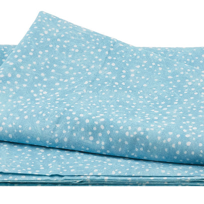 Dreaming of Tuscany - Monotone Dot Blue 2 Yard Cut