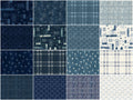 Midnight Blues Favorites 10"X10" Squares Alternative View #2