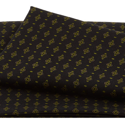 Ebony & Onyx - Diamonds & Ovals Black 2 Yard Cut