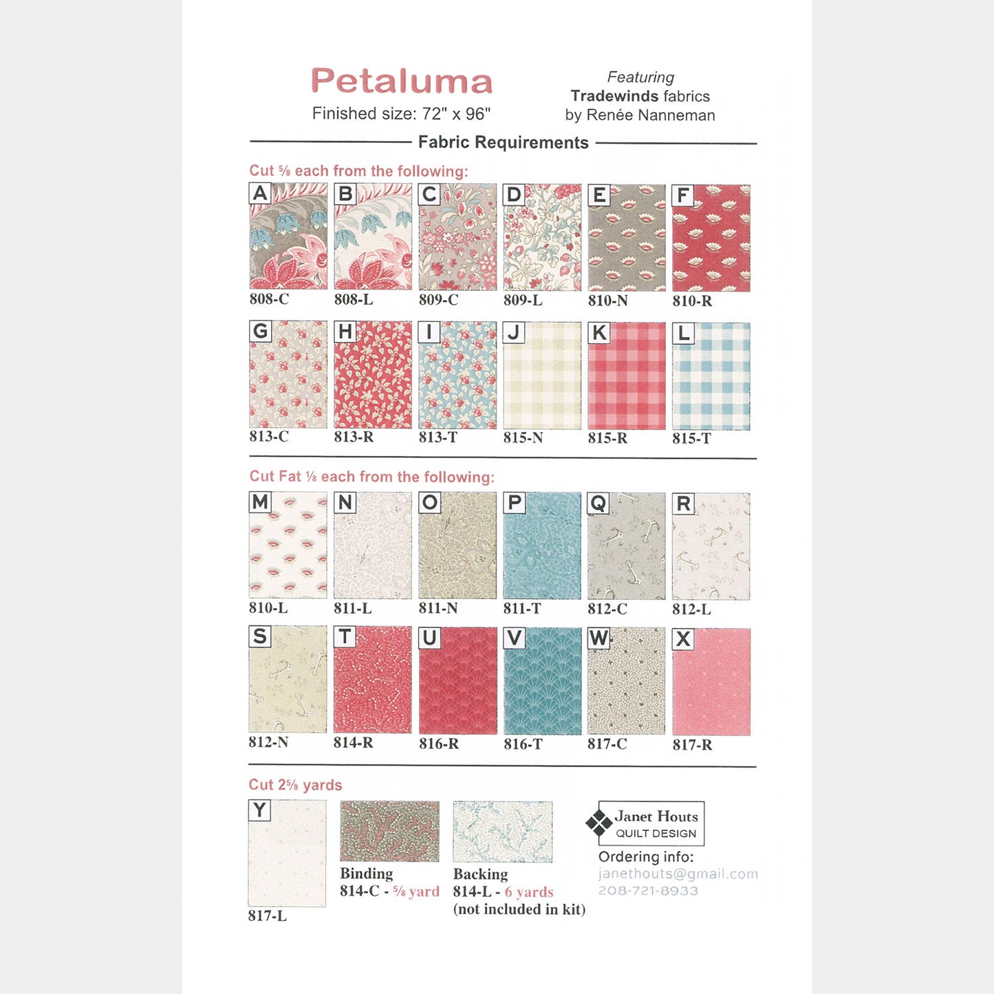 Petaluma Quilt Kit Alternative View #3