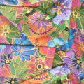 Earth Song - Packed Floral Multi Metallic Yardage