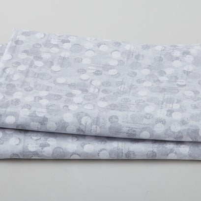 Jot Dot - Dot Texture Fog 108" Wide 3 Yard Cut