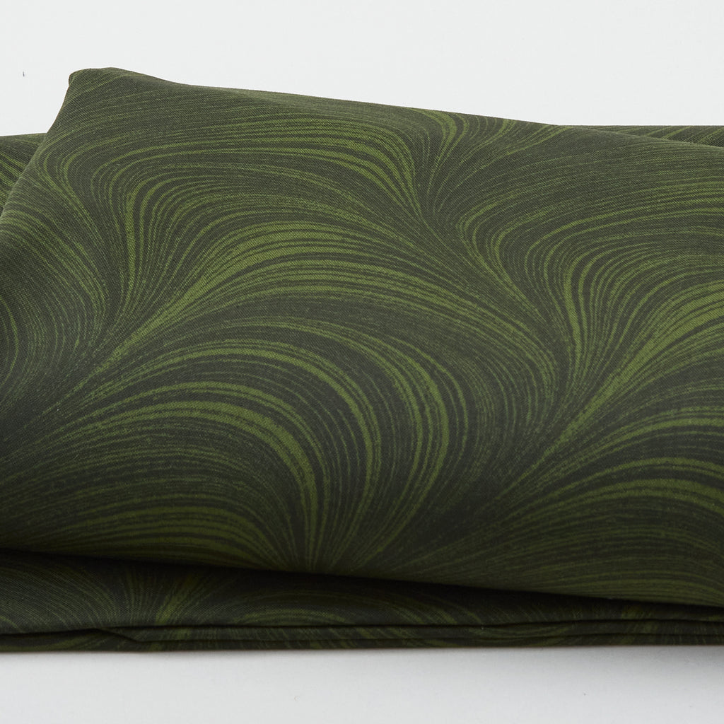 Wave Texture - Dark Green 108" Wide 3 Yard Cut Primary Image