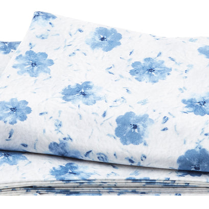 Natural Textures - Blue Flowers 2 Yard Cut