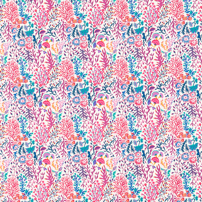 Atlantis - Seaweed Cream Yardage