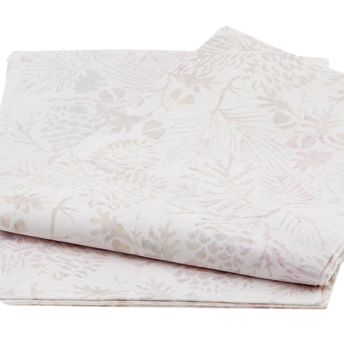 Festive Batiks - White Pinecones 2 Yard Cut Primary Image