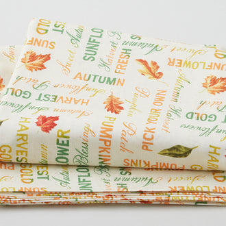 Harvest Gold - Word Toss Cream 3 Yard Cut