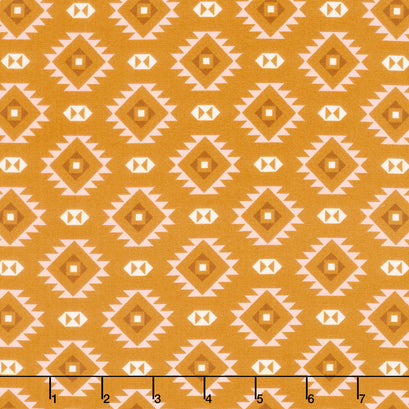 Santa Fe - Motifs Mustard Yardage