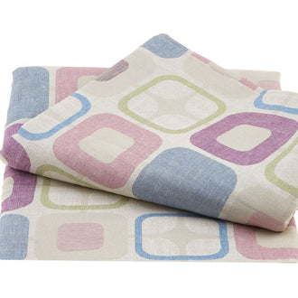 Geo Square - Squares Lilac 108" Wide Backing 3 Yard Cut
