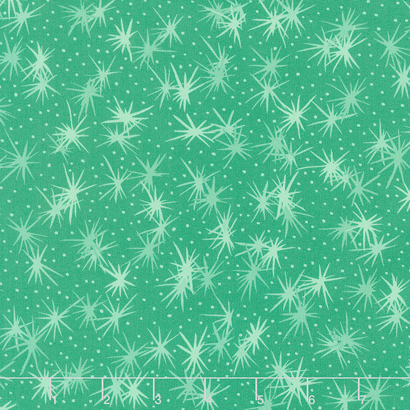 Reindeer Games - Christmas Sparks Evergreen Yardage Primary Image