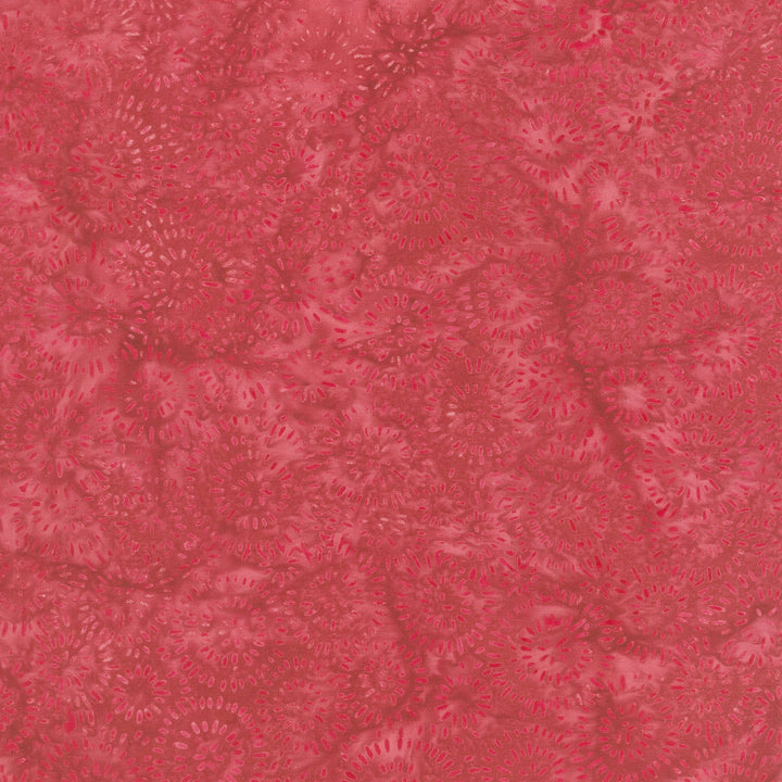 Artisan Batiks - Splash Sunbursts Red Yardage Primary Image